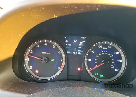 2014 Hyundai Accent Gls z USA, uszkodzony, nr VIN KMHCU5AE2EU174432